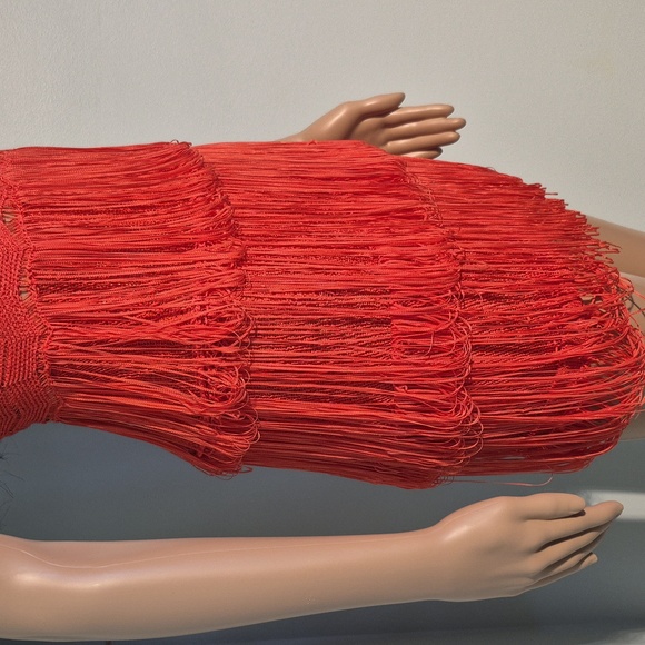 Bebe Fringe Tassel Flapper Dress Size XS NWT - Picture 8 of 17